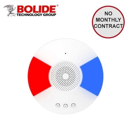 Bolide Waterproof Audible and Visual Alarm Device, IP66 Rated, 1-Channel Audio In/Out, 1-Channel Alarm Out BOL-BE-AVAD